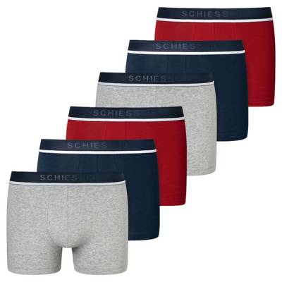SCHIESSER Shorts / Pants 6er Pack 95/5 Organic Cotton Panties mehrfarbig