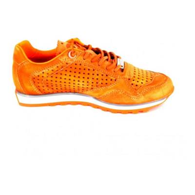 Cetti  Damenschuhe Schnürschuhe Sportive Sneaker Orange Freizeit 