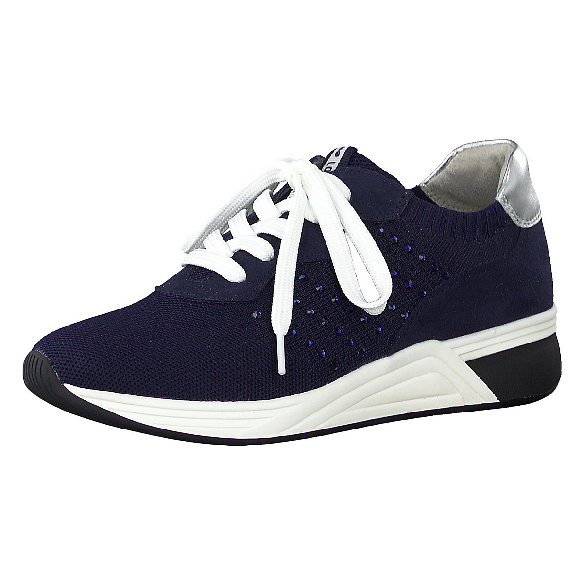MARCO TOZZI Damen Sneaker Low Top Blau Navy Comb Vegan 2-2-23784-24 890 Sneakers Low blau