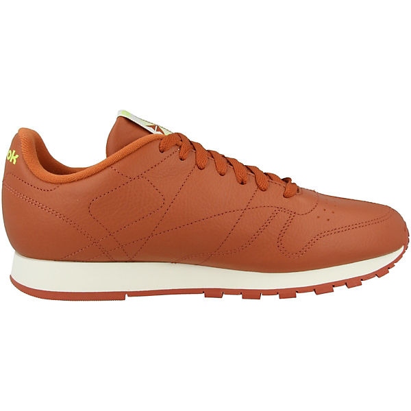 Schuhe Sneakers Low Reebok Classic Leather Sneaker low Unisex Erwachsene Sneakers Low orange