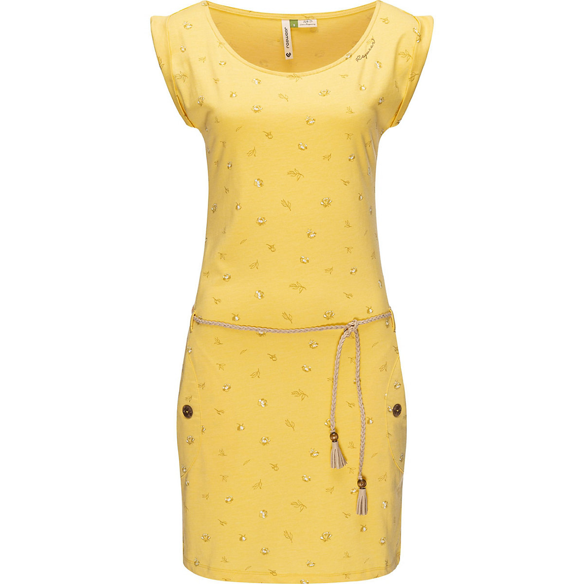 Ragwear Sommerkleid Tag B Organic II Sommerkleider gelb