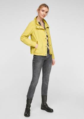 QS by s.Oliver, Leichte Jacke mit Tunnelzug Outdoorjacken, gelb | mirapodo