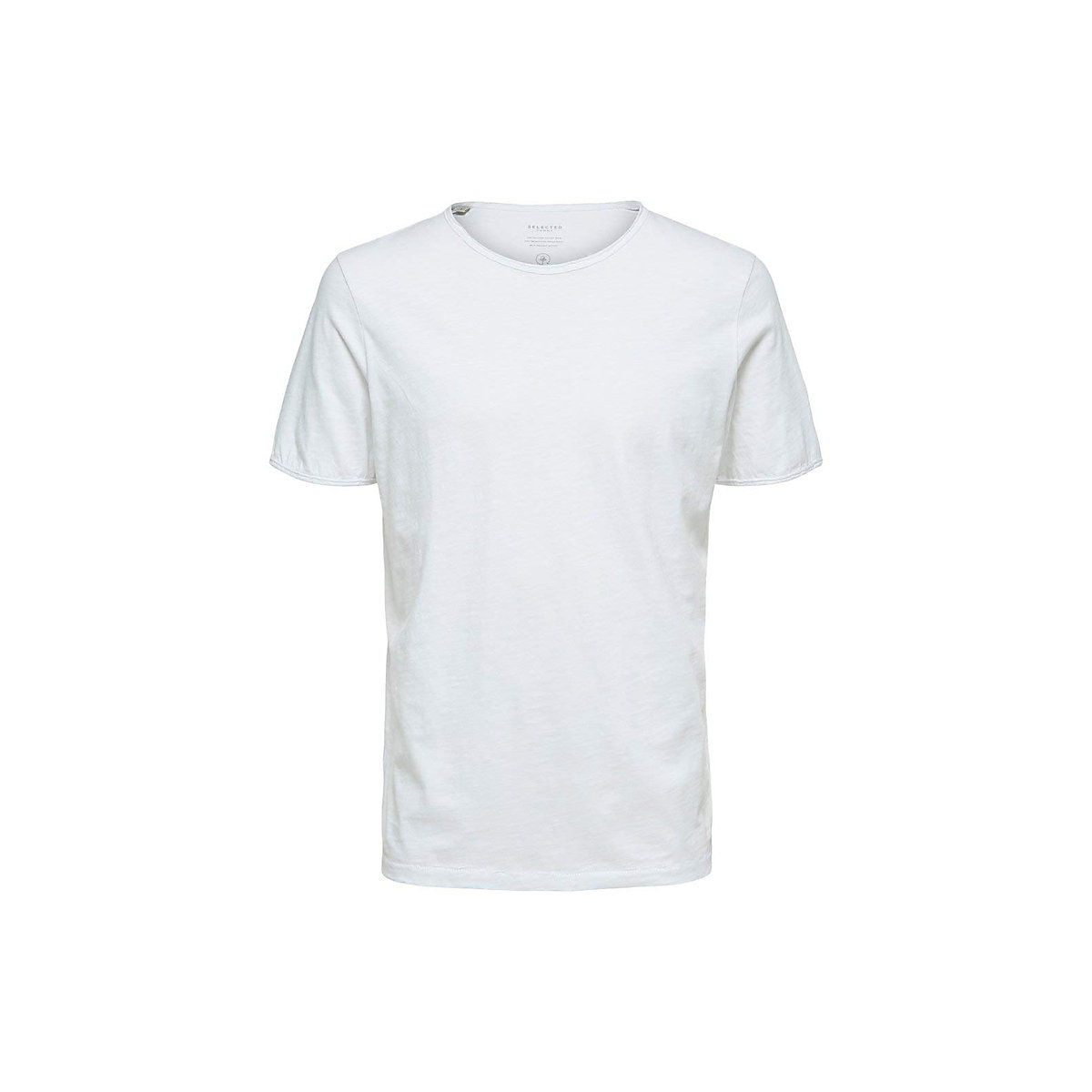 SELECTED FEMME Rundhals T-Shirt weiß