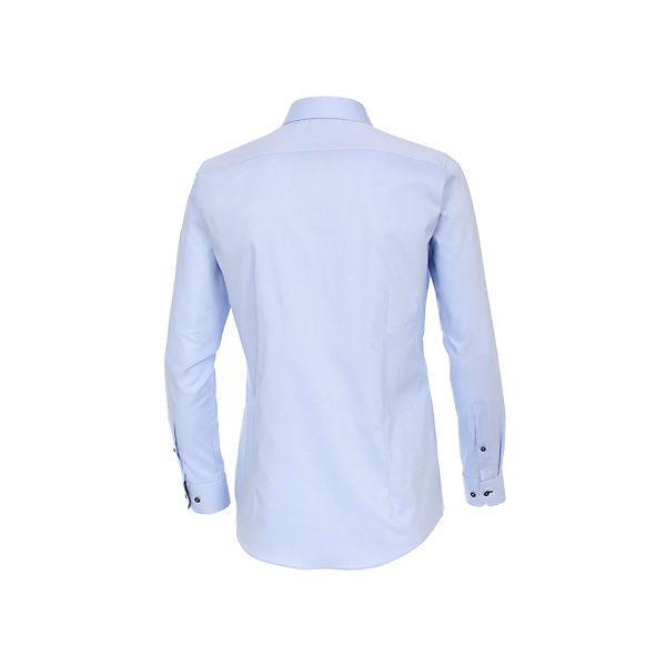 Bekleidung Langarmhemden VENTI Langarm Business Hemd blau