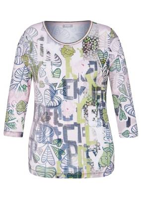 Rabe 3/4 Shirts weiß
