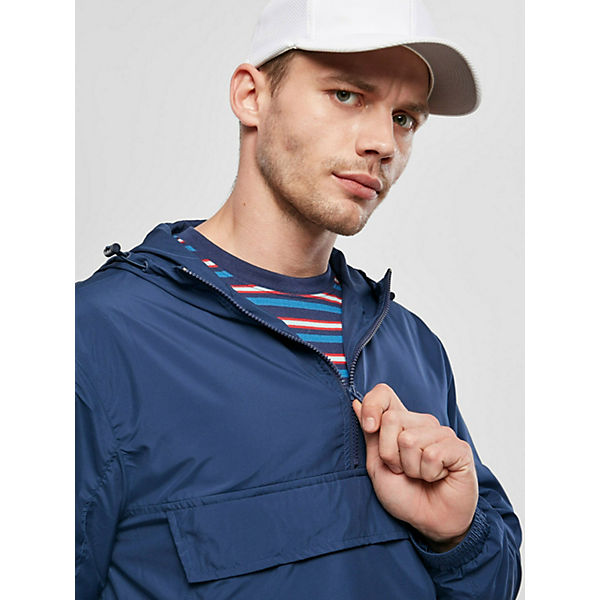 Bekleidung Regenjacken Urban Classics übergangsjacke Übergangsjacken blau Bekleidung Regenjacken Urban Classics übergangsjacke Übergangsjacken blau