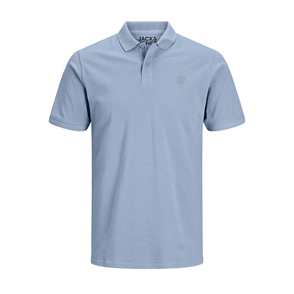 Bekleidung Poloshirts JACK & JONES Poloshirt Basic Poloshirts weiß Modell 2 Bekleidung Poloshirts JACK & JONES Poloshirt Basic Poloshirts weiß Modell 2
