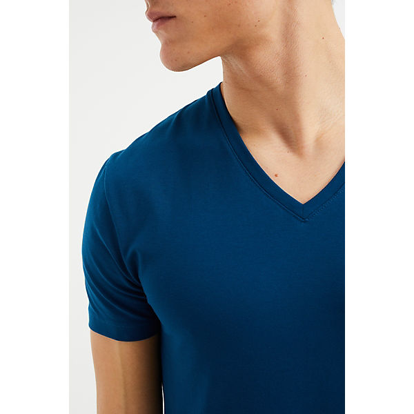 Bekleidung T-Shirts WE Fashion Heren T-shirt T-Shirts blau