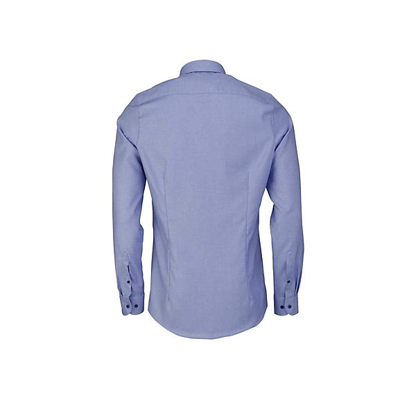 Bekleidung Langarmhemden OLYMP Langarm Business Hemd blau