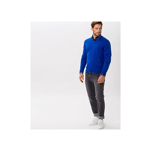 Bekleidung Pullover BRAX Pullover blau