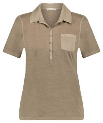 Marc O'Polo Poloshirt kurzarm braun