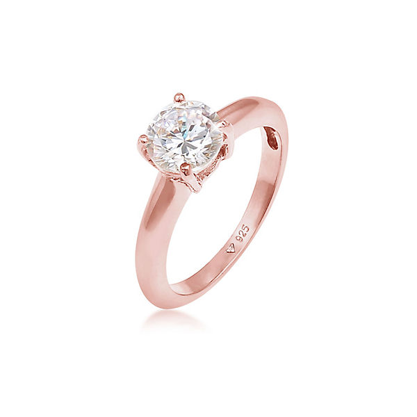 Accessoires Ringe Elli Elli Ring Solitär Klassisch Zirkonia 925 Sterling Silber Ringe rosa Accessoires Ringe Elli Elli Ring Solitär Klassisch Zirkonia 925 Sterling Silber Ringe rosa