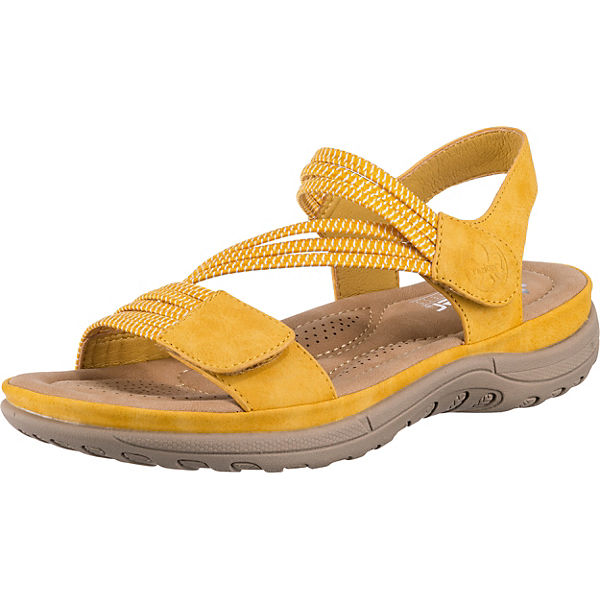 Schuhe Klassische Sandalen rieker Klassische Sandalen gelb