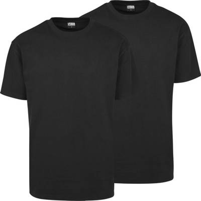 Urban Classics Urban Classics T-Shirt Tall Tee 2-Pack T-Shirts schwarz
