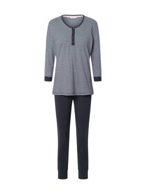 ESPRIT pyjama jordyn Langarmshirts blau