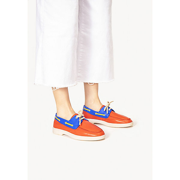Schuhe Segelschuhe & Bootsschuhe INUOVO Halbschuhe Bootsschuhe blau/orange