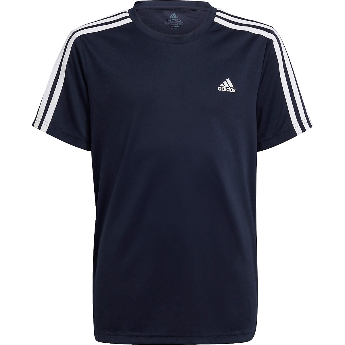 adidas T-Shirt 3S T für Jungen (recycelt) blau-kombi