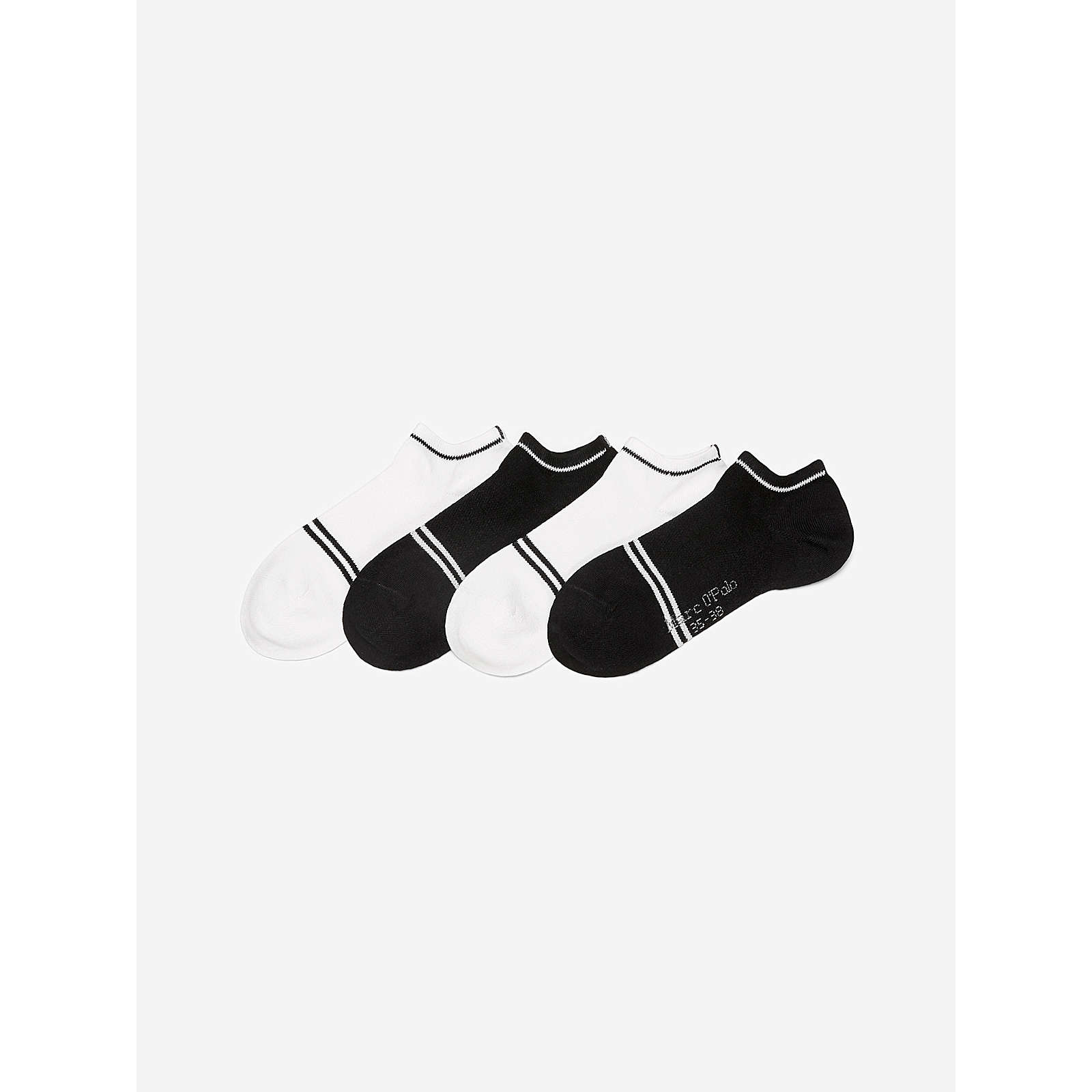 MARC O'POLO Sneaker Socken 4-Pack Ayla Füßlinge bunt Damen Gr. 39-42