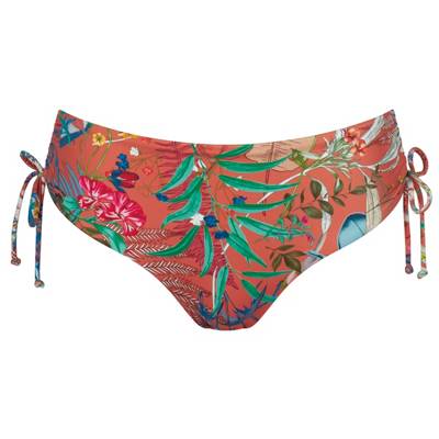 Bikini Midi Slip Botanical Leaf Bikini-Hosen 2