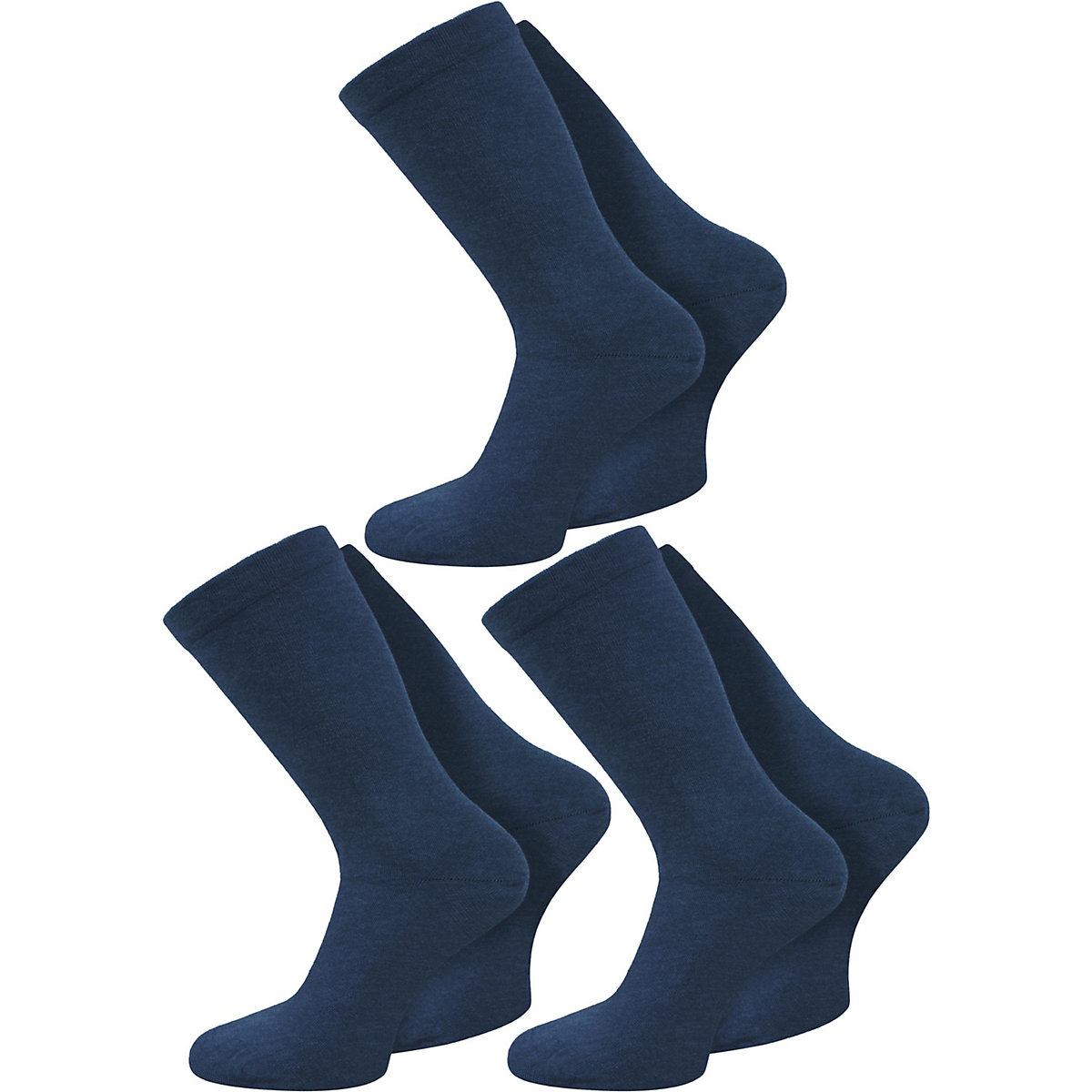 normani® 3 Paar Gesundheitssocken mit Komfortbund Socken marine