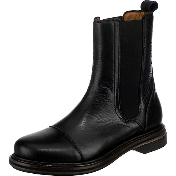 Shs0722 Chelsea Ankle Boot Waxed Leather Chelsea Boots