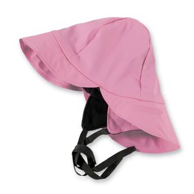 Playshoes PLAYSHOES Kinder Regenmütze mit Fleecefutter rosa