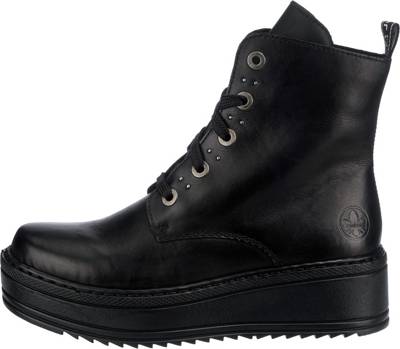 Rieker Mombasa-Filz Schuhe Damen Stiefelette Boots Stiefel black 78531-00 