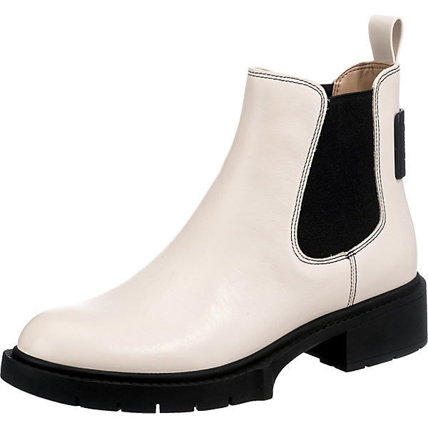 Schuhe Chelsea Boots COACH Lyden Leather Bootie Chelsea Boots creme