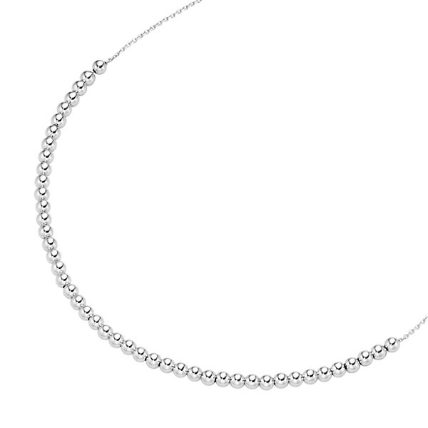 Giorgio Martello Milano Collier Collier mit Mitteilteil Kugeln, Silber 925 Halsketten