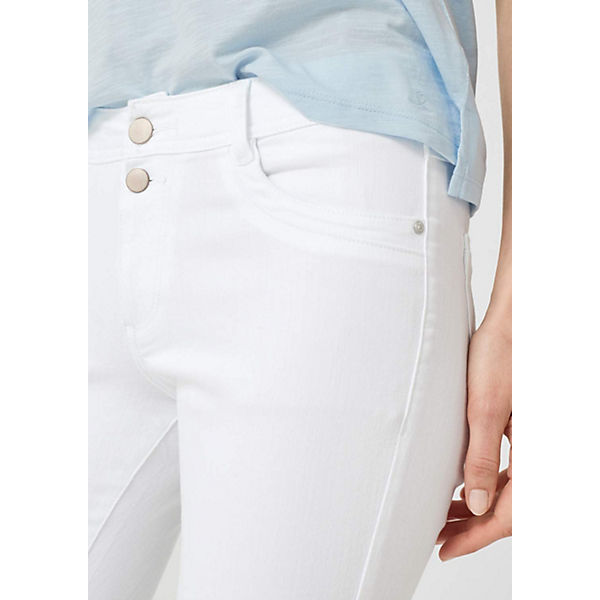 Bekleidung Straight Jeans s.Oliver Skinny Fit Jeans weiß Bekleidung Straight Jeans s.Oliver Skinny Fit Jeans weiß