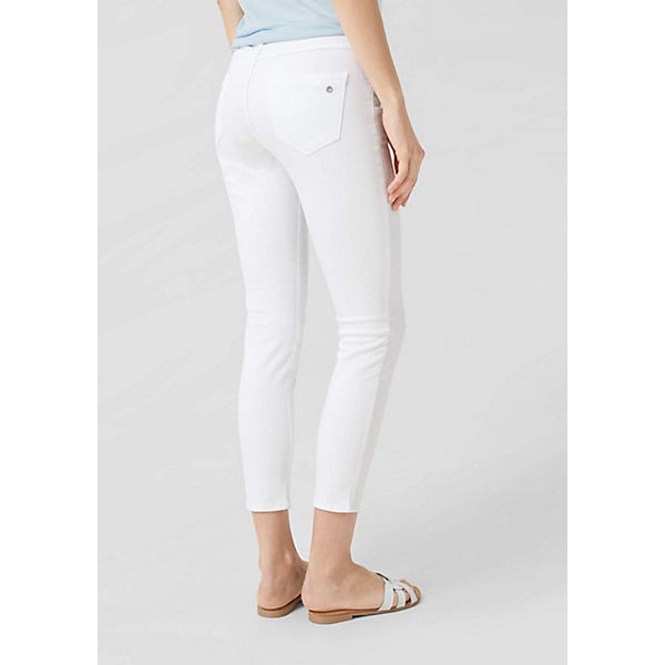 Bekleidung Straight Jeans s.Oliver Skinny Fit Jeans weiß