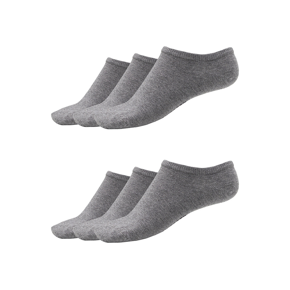 SCHIESSER Damensneakers 6er-Pack Socken Socken silber-kombi