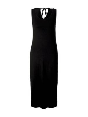 TOM TAILOR Kleider & Jumpsuits Ärmelloses Midi Jerseykleid Jerseykleider schwarz