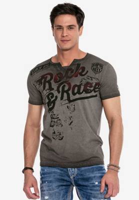 CIPO & BAXX® Cipo & Baxx T-Shirt anthrazit