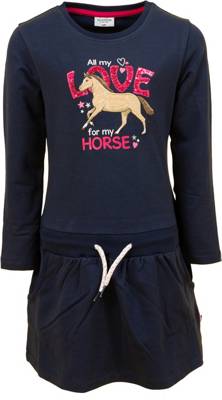Salt and Pepper Kinder Sweatkleid dunkelblau