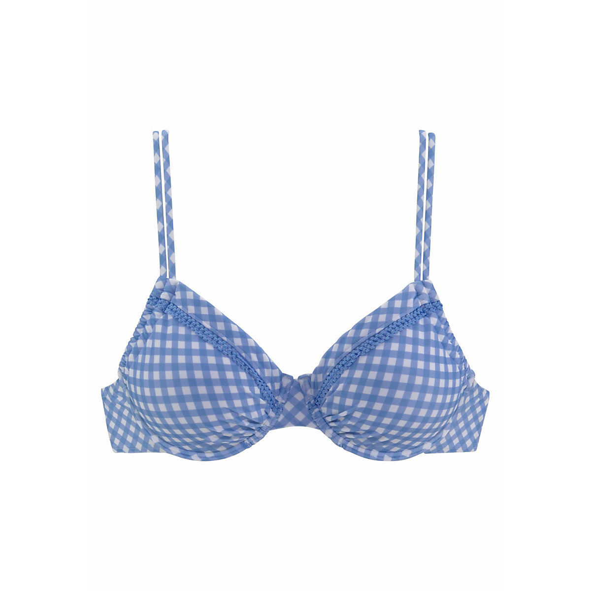BUFFALO Bügel-Bikini-Top hellblau/weiß