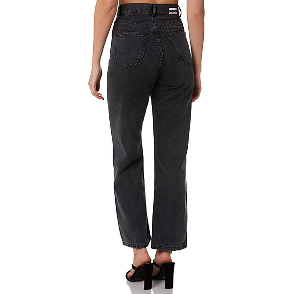 Bekleidung Boyfriend Jeans DRDENIM JEANSMAKERS® High Waist Jeans schwarz