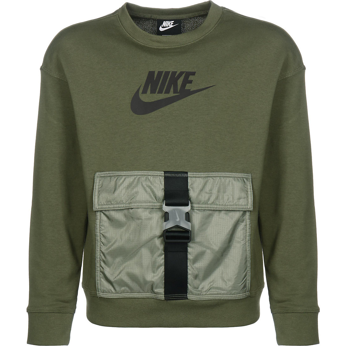 NIKE Nike Sweater Kinder Sportswear Sweatshirts oliv