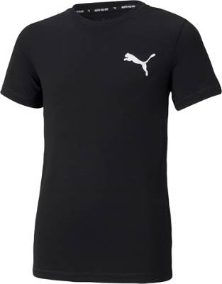 PUMA T-Shirt ACTIVE SMALL LOGO für Jungen schwarz