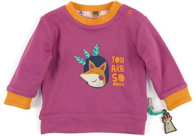 sigikid Baby Pullover FANCY FOX für Mädchen Füchse rosa/lila