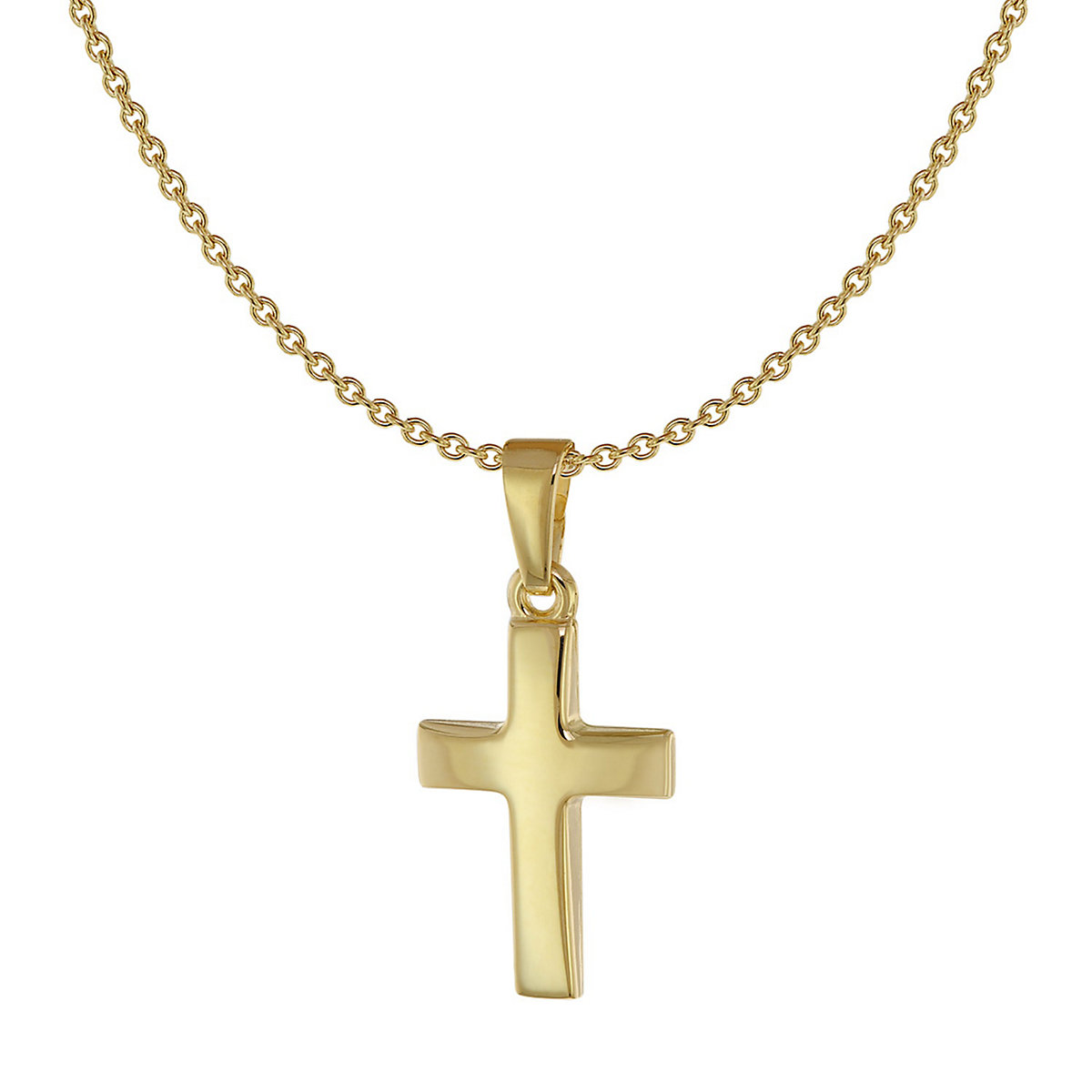ACALEE Kinder-Halskette mit Kreuz-Anhänger Gold 333 / 8 Karat Halsketten gold
