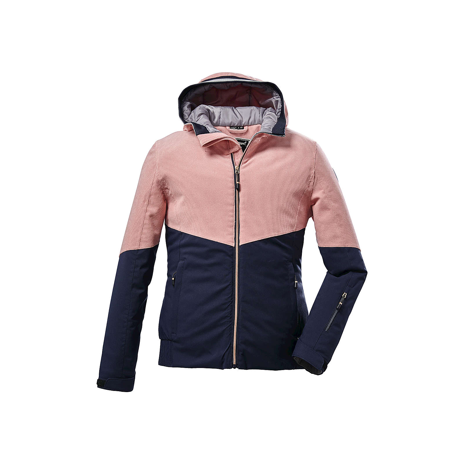 killtec Skijacke KSW 52 GRLS SKI JCKT mit Kapuze für Mädchen altrosa Mädchen