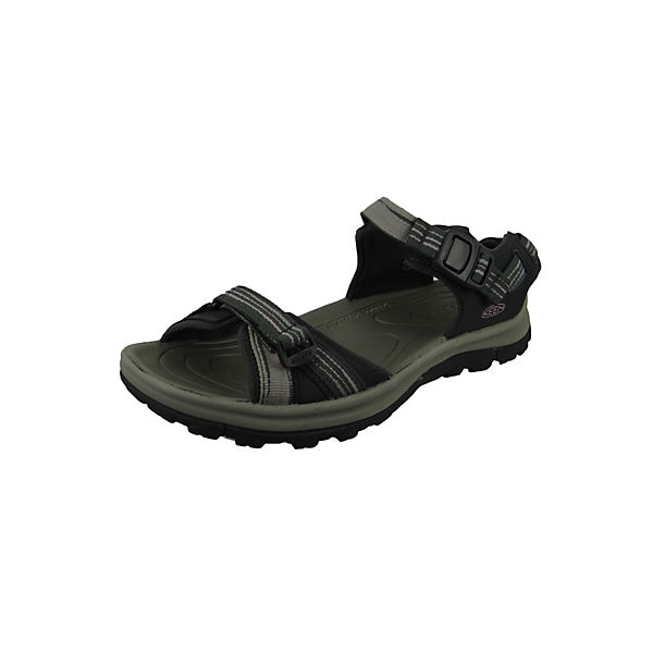 Damen Komfort Sandalen Wanderschuhe Terradora II Open Toe Sandal 1022448 Grau  Dark Grey/Dawn Pink Polyester mit EVA & EVA Klassische Sandalen