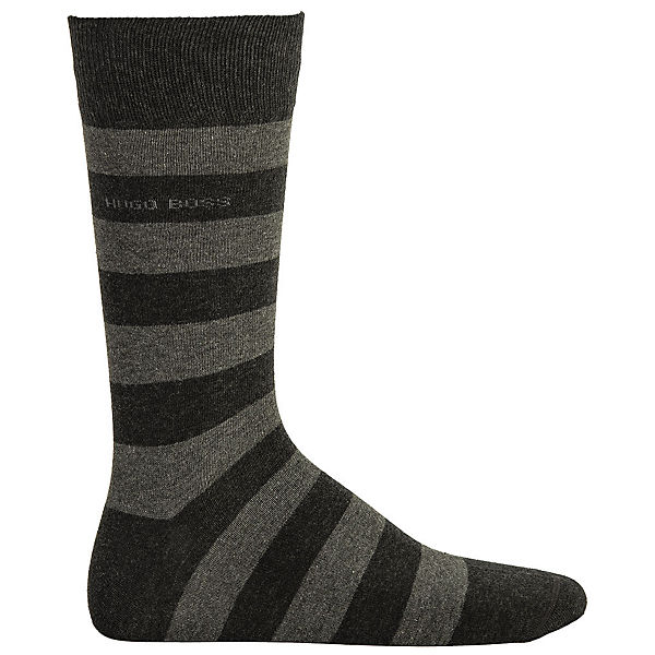 Bekleidung Socken BOSS HUGO Herren Socken 2er Pack - Kurzsocken Block Stripe CC Socken dunkelgrau Bekleidung Socken BOSS HUGO Herren Socken 2er Pack - Kurzsocken Block Stripe CC Socken dunkelgrau
