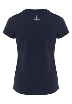 Navigator T-Shirt mit Rundhals Ausschnitt T-Shirts blau SE8925