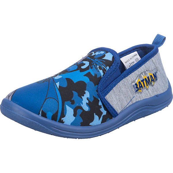 Schuhe Geschlossene Hausschuhe Batman Batman Hausschuhe für Jungen blau