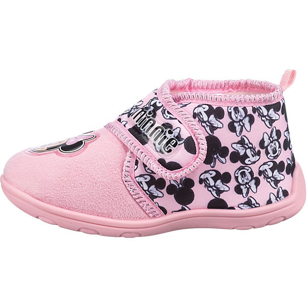 Schuhe Geschlossene Hausschuhe Disney Minnie Mouse Disney Minnie Mouse Hausschuhe für Mädchen rosa