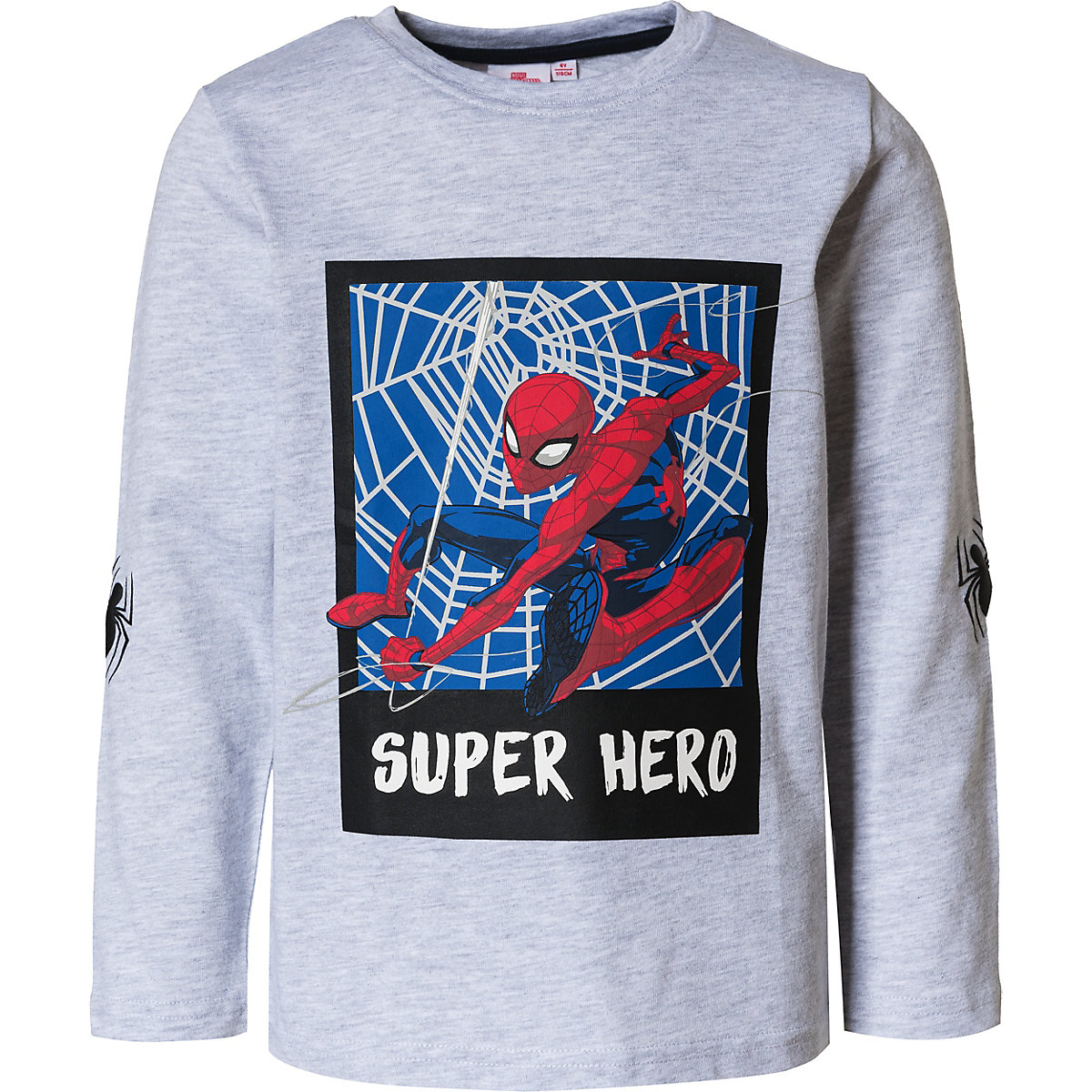 Spider-Man Spider-Man Langarmshirt für Jungen grau