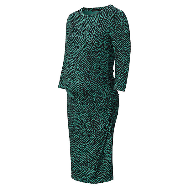 Bekleidung Freizeitkleider SUPERMOM Kleid V-Print Kleider blau Bekleidung Freizeitkleider SUPERMOM Kleid V-Print Kleider blau