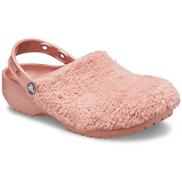 Schuhe Clogs crocs Classic Fuzz Mania Clog Clogs rosa